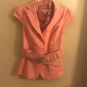 New York Company pink women’s blazer size 0
